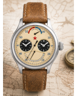 Red Star Seagull Traveller Automatic Dualtime, retrograde date, power reserve