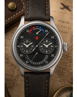 Red Star Traveller Automatik Dual Time, Retrogrades Datum, Gangreserve