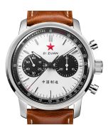 Red Star 1963 Air Force Chronograph Seagull ST19 42mm WHITE PANDA SPORT