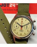 Seagull 1963 Chronograph 38mm Saphirglas mit Leuchtindexen & Leuchtzeigern