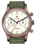 Seagull 1963 Chronograph 40mm Saphirglas BRONZE