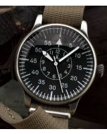 Pilot Fliegeruhr Vintage Beobachtungsuhr 42mm, 2 Bänder