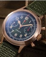 38 mm Red Star Airforce Bronze Chronograph Seagull ST19