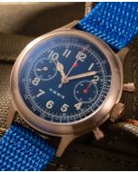 38 mm Red Star Airforce Bronze Chronograph Seagull ST19