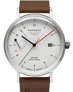 Bauhaus Automatic with power reserve indicator with additional RIOS1931 Inzell leather strap!