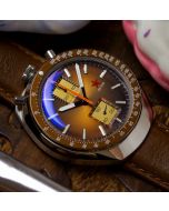 Red Star Bullhead Chronograph with leather and metal strap