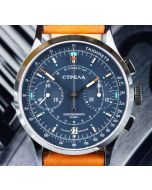 STRELA Chronograph 38mm Saphir Petrol Poljot 3133